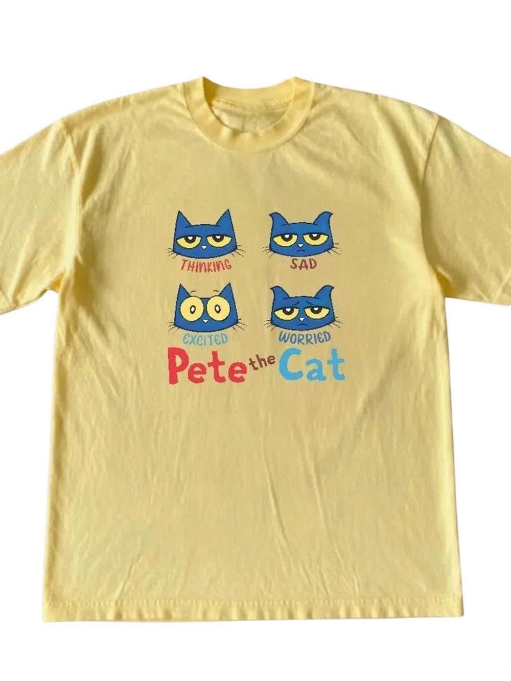 Gildan Yellow Pete the Cat Graphic Tee